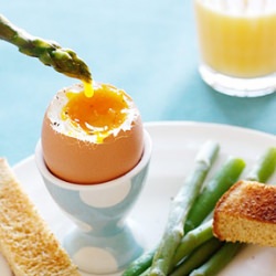 Eggs and Soldiers with Asparagus - Recipe photo by ginaswwrecipes
