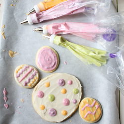 Easter Egg Sugar Cookies - Recipe photo by itsybitsyfoodies