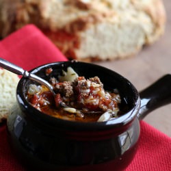 Hearty Italian Soup - Recipe photo by myadventuresinthecountry