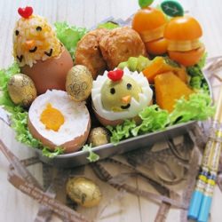 Easter Chicky Bento - Recipe photo by CuisineParadise