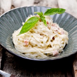 Spaghetti Carbonara - Recipe photo by Antonina