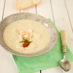 Fennel and Salmon Soup - Recipe photo by vavynutz