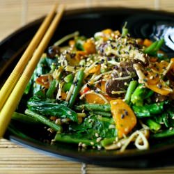 Tamari and Sesame Vegetables - Recipe photo by kkramya