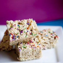 Funfetti Rice Krispie Treats - Recipe photo by kcurrid