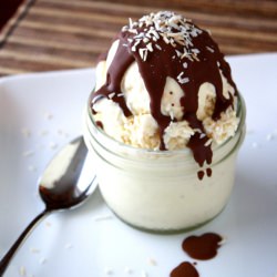 Coconut Ice Cream - Recipe photo by nwseasonal