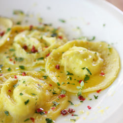 Lemon and Goat's Cheese Ravioli - Recipe photo by lisal