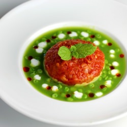 Sugar Snap Pea & Mint Soup - Recipe photo by Taste With The Eyes