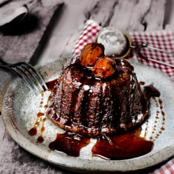 Plum Cake with Jam and Nuts - Recipe photo by Antonina