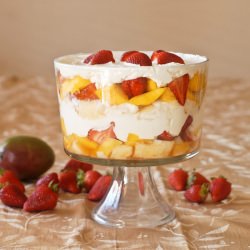 Strawberry Mango Trifle - Recipe photo by scratch to plate