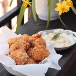 Bacon Cheddar Hush Puppies - Recipe photo by BetterWithButter