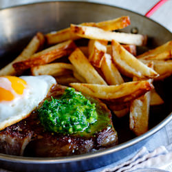 Steak & Eggs - Recipe photo by Simply Delicious