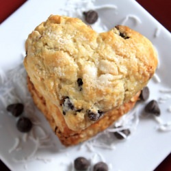Toasted Coconut and Chocolate Scone - Recipe photo by frugalfoodiefamily