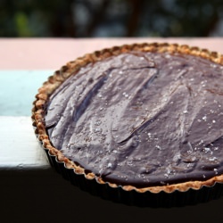 Chocolate Pretzel Tart - Recipe photo by bowllicking