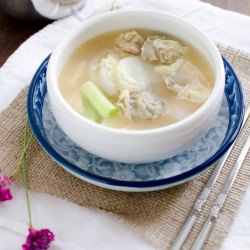 Clam & Radish Egg Drop Soup - Recipe photo by apricosa