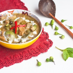 Thai Green Curry with Chicken - Recipe photo by thesublimepalate