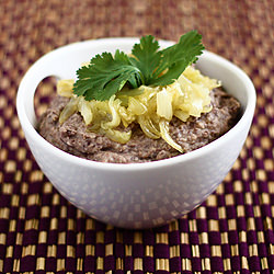 Black Bean & Caramelized Onion Dip - Recipe photo by culinaryadventuresinthekitchen