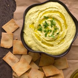 Millet Crackers & Chana Dal Dip - Recipe photo by sinfullyspicy