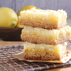 Lemon Chess Cake Bars - Recipe photo by jfoster