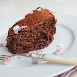 GF Chocolate Mousse Cake - Recipe photo by nutsaboutfood