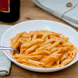 Skinny Penne a la Vodka - Recipe photo by kmartinelli