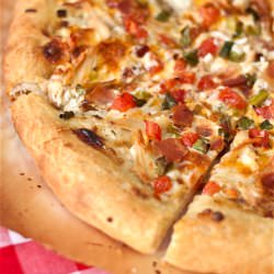 Chicken Bacon Ranch Pizza - Recipe photo by tideandthyme