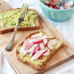 Radish & Avocado Sandwiches - Recipe photo by thishomemadelife