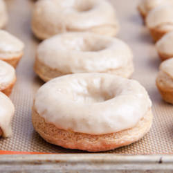 Peanut-Butter-Frosted Banana Donuts - Recipe photo by PicklesNHoney