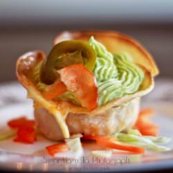 Enchilada Cupcake Guacamole Icing - Recipe photo by Sugarmagphoto