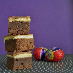 Creme Egg Brownies - Recipe photo by hiddenponies