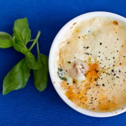 Baked Eggs - Recipe photo by Drina C