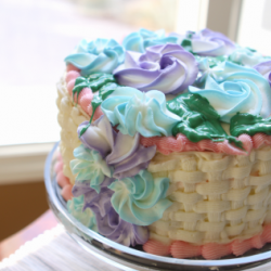 Basket of Flowers Cake - Recipe photo by mysweetfrostings
