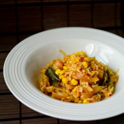 Corn and Tomato Rice - Recipe photo by kkramya