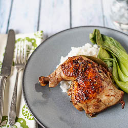 Braised Chicken with Cranberry Adobo - Recipe photo by kitchen confidante