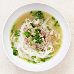 Garlic Chicken Noodle Soup - Recipe photo by homewarming