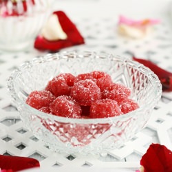 Raspberry Jelly Beans - Recipe photo by lovefood