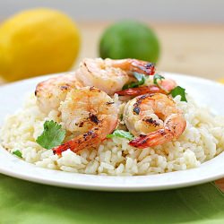 Citrus Shrimp with Lemon Rice - Recipe photo by eatdrinklove