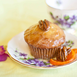 Orange Muffin with Sugared Pecans - Recipe photo by Sugarmagphoto