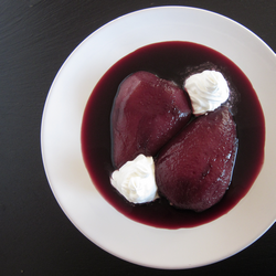 Dessert pears - Recipe photo by Pasar del aire