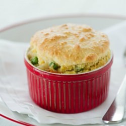 Chicken Pot Pie with Cornmeal Crust - Recipe photo by cristinaferrarecooks