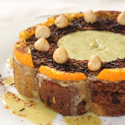 Eggless Orange Chocolate Marble - Recipe photo by Flavors of Mumbai