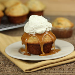 Banana Caramel Muffin - Recipe photo by preparedpantry