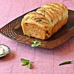 Herbed Spicy Garlic Bread - Recipe photo by VVK