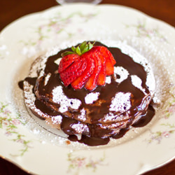 Mexican Chocolate Pancakes - Recipe photo by Sugarmagphoto
