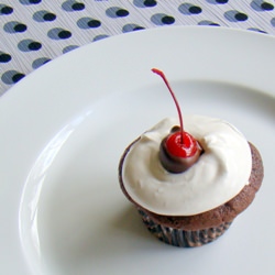 Chocolate-Cherry Cupcakes - Recipe photo by cynthia-anne