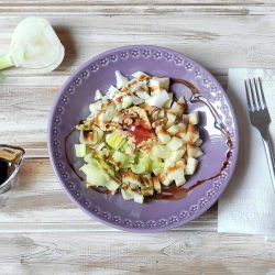 Celery, Fennel & Apple Salad - Recipe photo by en tu cocina y en la mia