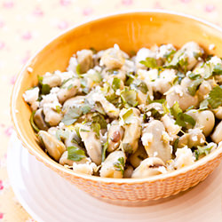 Fava Beans with Feta - Recipe photo by gasparzinha
