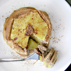 Upside down pineapple pancakes - Recipe photo by dietetyczne-fanaberie