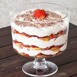 Strawberry Tiramisu Trifle - Recipe photo by jocooks
