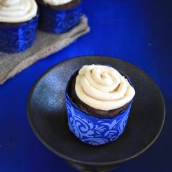 Mocha Cupcakes + Espresso Frosting - Recipe photo by Collaborativecurry