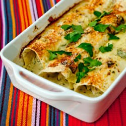 Enchiladas Verdes - Recipe photo by IMPROVkitchen